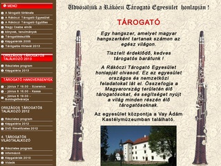 Tárógató Egyesület honlapja